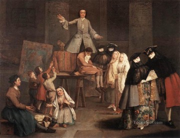  scenes Works - The Tooth Puller life scenes Pietro Longhi